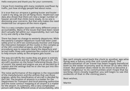 Martin Rolfe response to comments on blog