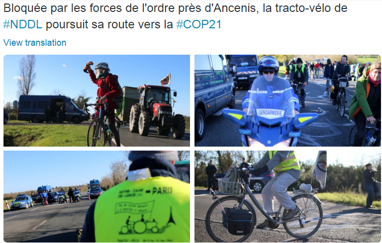 NDDL traco velo COP21