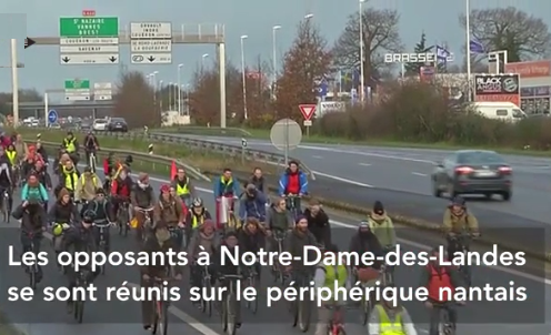 Nantes bikes on the peripherique 9.1.2016