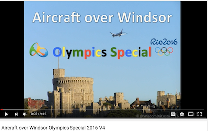 Aircraft over Windsor