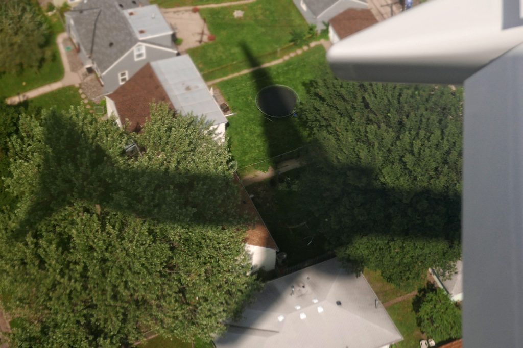 Plane shadow